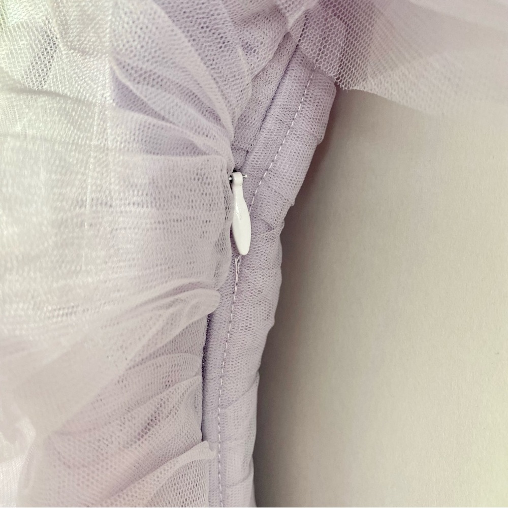 NWT Lace & Beads Lavender Tulle Maxi Gown Dress 2 - Picture 9 of 16